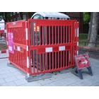 Mobiler Kunststoffzaun, Sicherheitsabsperrung EnduraFence – 2000×2000 mm