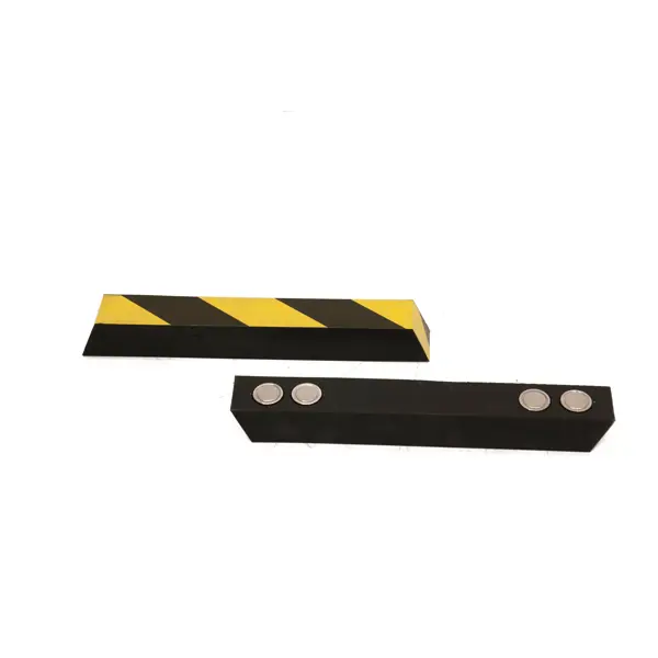 Mobiler Magnet-Prallschutz für Flurfördertechnik Bumper Medium, gerade – 400×50×50 mm