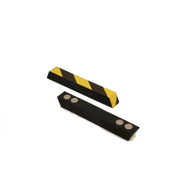 Mobiler Magnet-Prallschutz für Flurfördertechnik Bumper Medium, gerade – 400×50×50 mm