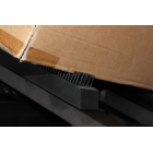 Mobiler Magnet-Prallschutz für Flurfördertechnik mit Gummiborsten – 540×120×50 mm