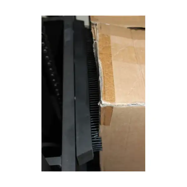 Mobiler Magnet-Prallschutz für Flurfördertechnik mit Gummiborsten – 540×120×50 mm