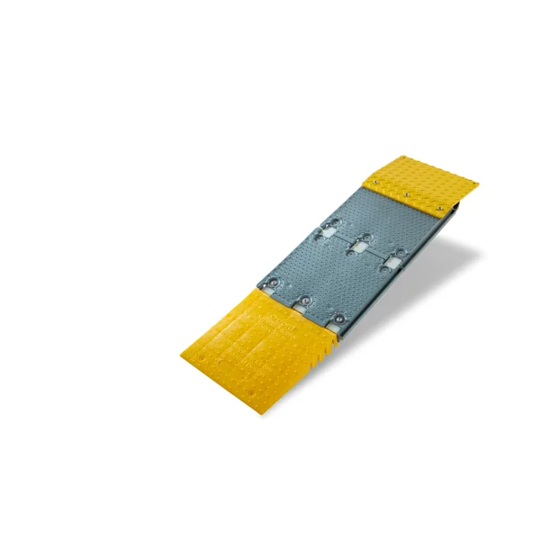 Modulare Auffahrrampe – Tragkraft 2 t, 1450×400×79 mm, gelb-grau