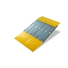 Modulare Auffahrrampe – Tragkraft 2 t, 1450×400×79 mm, gelb-grau