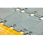 Modulare Auffahrrampe – Tragkraft 2 t, 1850×400×79 mm, gelb-grau