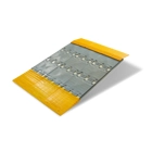 Modulare Auffahrrampe – Tragkraft 2 t, 1850×400×79 mm, gelb-grau