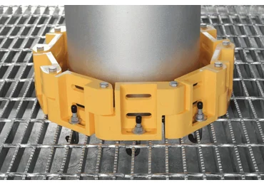 Modulare Prallschutz-Platte Toeboard T5, gelb, 165×102mm, 10er-Pac