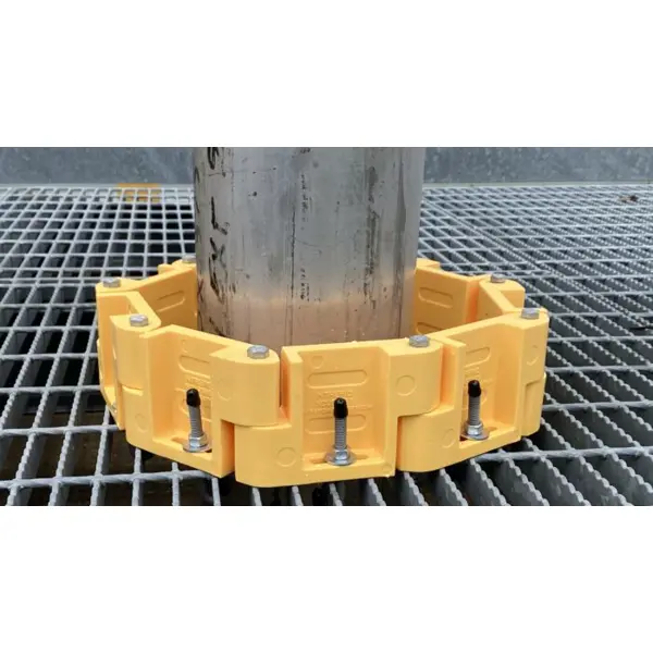 Modulare Prallschutz-Platte Toeboard T5, gelb, 165×102mm, 10er-Pac