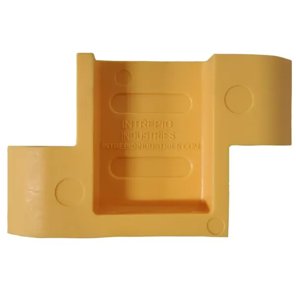 Modulare Prallschutz-Platte Toeboard T5, gelb, 165×102mm, 10er-Pac