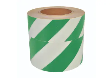 Nachleuchtendes Boden- und Wandband (mit Antirutsch-Oberfläche) – PVC, Streifen, grün