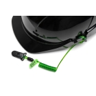 NLG Lanyard mit Helmbefestigung und 1 kg Tragfähigkeit – grün, Metall