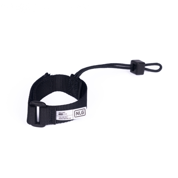 NLG Lanyardee Handgelenkband für Werkzeuge mit einstellbarem Umfang 140-210 mm und 3 kg Tragfähigkeit – Nylon, schwarz