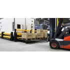 Palettenpodest UnderGuard inkl. MwSt. ForkGuard Kerb Barrier – PP, Schwarz, 1241×1070 mm
