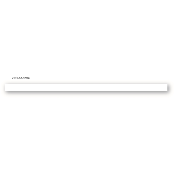 Papier-Etiketten für selbstklebende und magnetische Taschen – 25 mm × 1 m, 10er-Pack