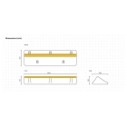 Parkstopper für LKW Truck Stop – 150×300×1000 mm, ohne Anker