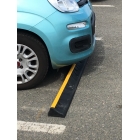 Parkstopper für Pkw und Kleintransporter WheelStop 1000 – 1000×140×80 mm, schwarz-gelb