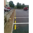 Parkstopper für Pkw WheelStop Economic – gelb, ohne Verankerung, 780×60×80 mm