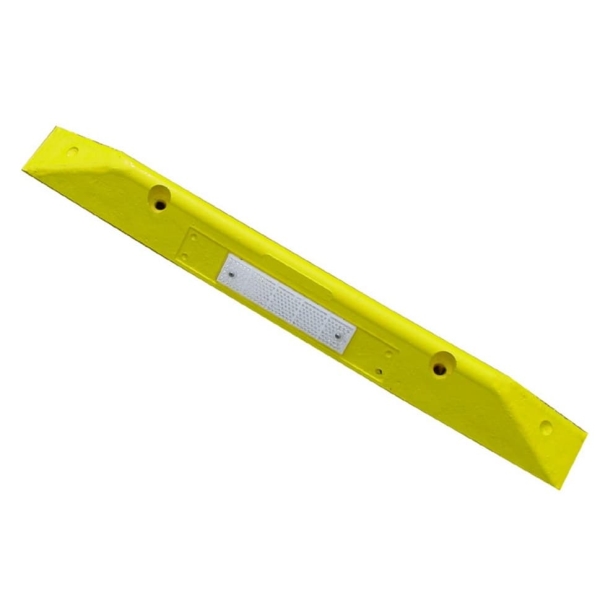 Parkstopper für Pkw WheelStop Economic – gelb, ohne Verankerung, 780×60×80mm