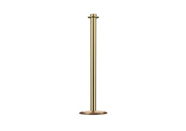 Pfosten QueueWay Contemporary, poliertes Messing – Paar