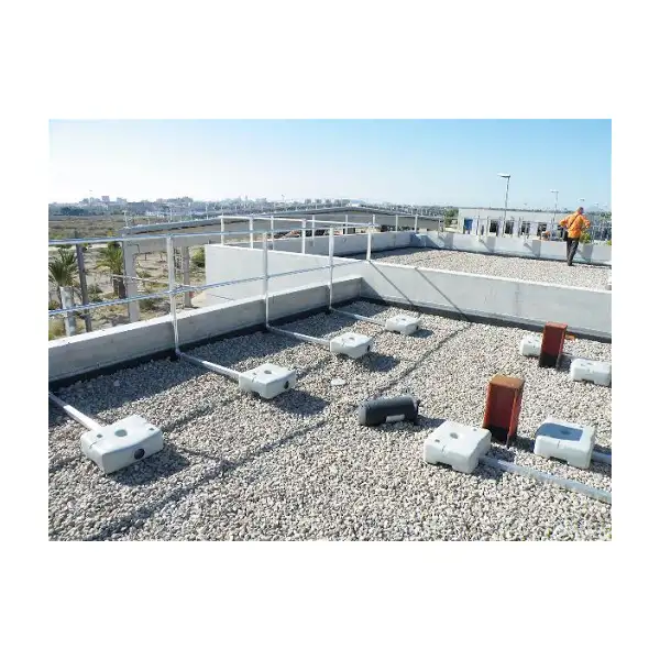 Pfostenfuß für Aluminiumgeländer VarioRail ALU Stabil 24