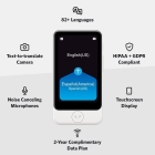 Pocketalk S2 Plus Sprach-/Kameraübersetzer – weiß, 121×66 mm