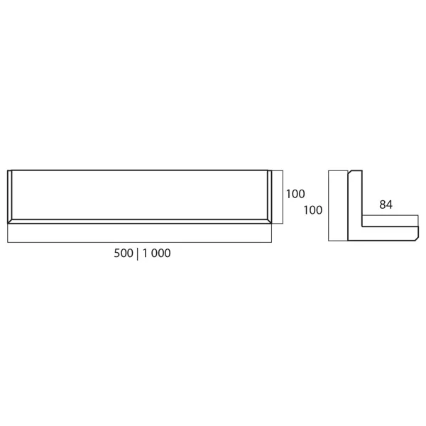 Prallschutz CornerProtec Premium – Länge 500 mm
