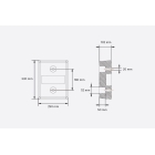 Prallschutz für Laderampen und Fahrzeuge – 330×250×102 mm
