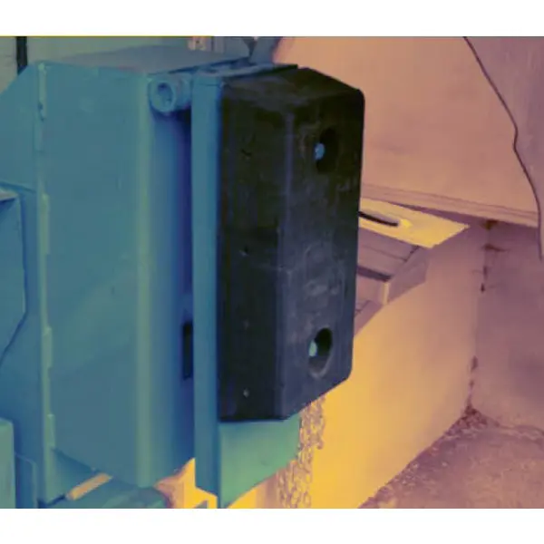 Prallschutz für Laderampen und Fahrzeuge – 395×147×80 mm