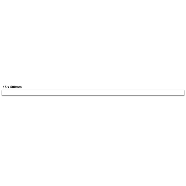 PVC-Abdeckleisten für selbstklebende und magnetische Halterungen – 15×500 mm, 20er-Pack