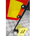 Rad-Unterlegkeil PremiumTIR, hochbeständig – feuerverzinkter Stahl, Gelb