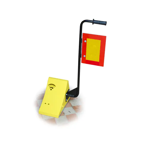 Rad-Unterlegkeil PremiumTIR, hochbeständig – feuerverzinkter Stahl, Gelb