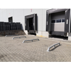 Radführungen für LKW, verzinkter Stahl, 2620 mm lang, 260 mm hoch, D. 140 mm, 3 mm breit (Paar)