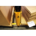 Regalbeinschutz iFlex RackGuard, klein ohne Gummianschlag – gelb, h.600 mm