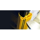 Regalbeinschutz iFlex RackGuard, klein ohne Gummianschlag – gelb, h.600 mm