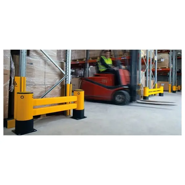 Regalendschutz A-SAFE, eFlex Double RackEnd Barrier mit doppelter Ummantelung – 0,7 m