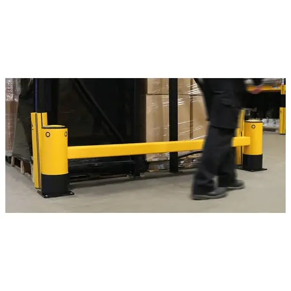 Regalendschutz A-SAFE, eFlex Single RackEnd Barrier mit doppelter Ummantelung – 4,4 m