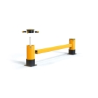 Regálová koncová zábrana A-SAFE, eFlex Single RackEnd Barrier s dvojitým opláštením – 4,6 m