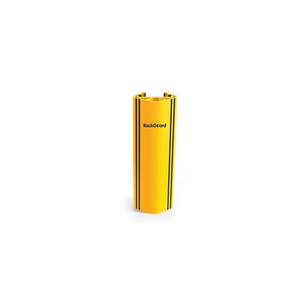 Regalständerschutz iFlex RackGuard, groß mit Gummianschlag – gelb, H. 400 mm