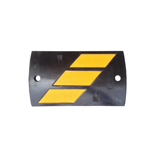 Retarder – Kabelbrücke 10 km/h, 40 t–500×300×75 mm, gelb-schwarz