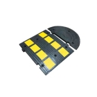 Retarder – Kabelbrücke 10 km/h, 40t – 1200×250×100 mm, gelb-schwarz
