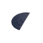 Retarder – Kabelbrücke 15 km/h, 40 t, Endstück – 950×475×70 mm, schwarz