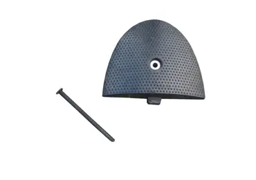 Retarder – Kabelbrücke 25 km/h, 20 t, Endstück – 180×300×55 mm, gelb-schwarz