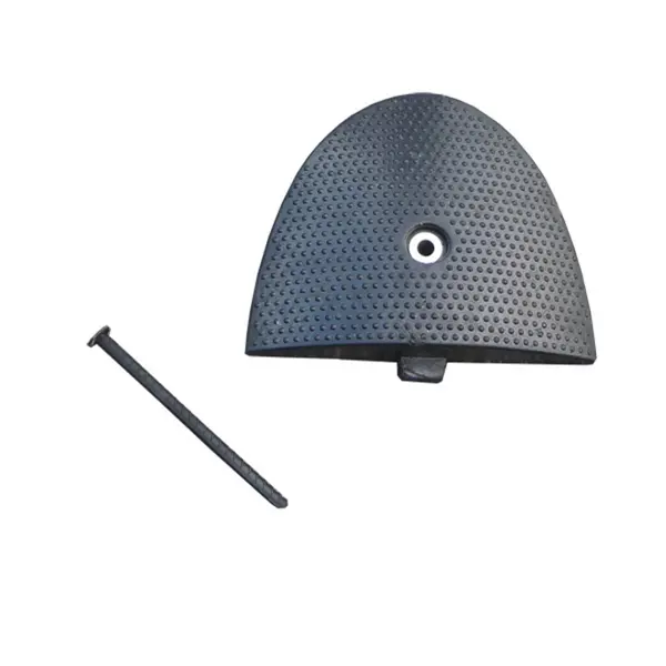 Retarder – Kabelbrücke 25 km/h, 20 t, Endstück – 180×300×55 mm, gelb-schwarz