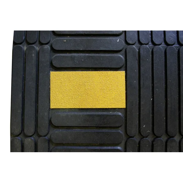 Retarder – Kabelbrücke 25 km/h, 40 t – 900×500×50 mm, gelb-schwarz