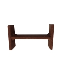 Retarder – Kabelbrücke 30 km/h, 20t, 2er-Set – 250×350×50 mm, schwarz/gelb