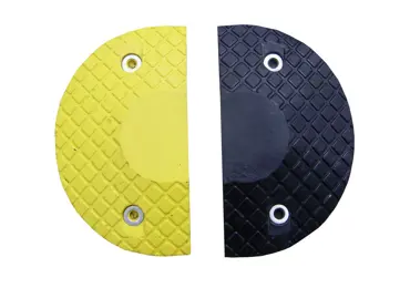 Retarder – Kabelbrücke 30 km/h, 20t, 2er-Set, Endstück – schwarz/gelb