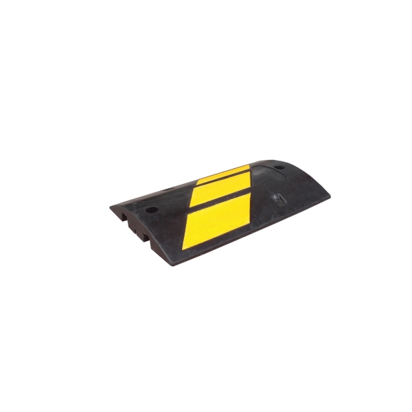Retarder – Kabelbrücke 30 km/h, 40t–500×300×55 mm, gelb-schwarz