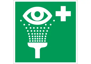 Rettungskennzeichnung (nachleuchtend) – Augenwaschanlage