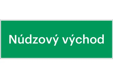 Rettungskennzeichnung (nachleuchtend), "Notausgang"