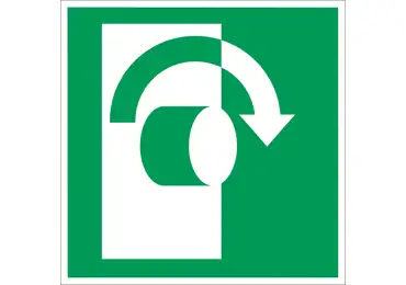 Rettungskennzeichnung (nachleuchtend) – Rechts öffnen