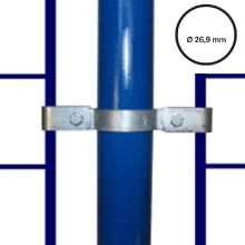 Rohrverbinder D.26,9 mm – doppelter Gitterhalter 171-A27